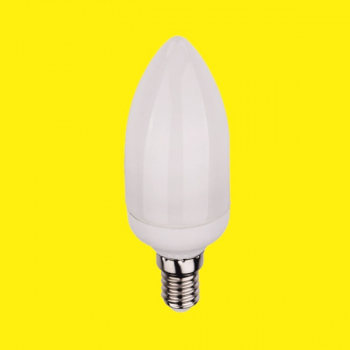 Лампа энергосберегающая Mireks CT-C42-11W-2700K-E14 (свеча)