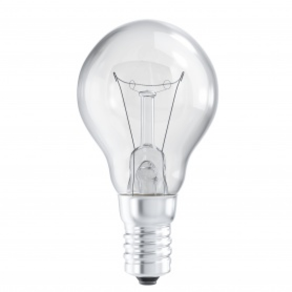 Лампа накаливания ДШ 60W Е14 шар прозрачный (200 шт. в кор.)