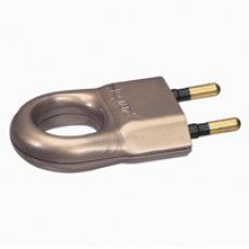 Вилка Legrand 2К 6А с кольцом бронза