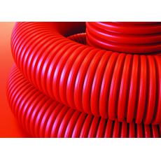 Труба двустенная гибкая DKC 110мм красная (упак.50м)