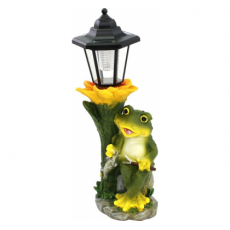 Светильник садовый Эра SL-RSN39-FRG2 "Лягушка под фонарем" солн.бат, полистоун, цветной, 39 см