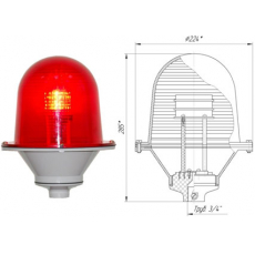 Светильник светодиодный ЗОМ-80LED >32cd, тип "Б", 30-265V AC/DC, IP54