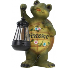 Светильник садовый Эра SL-RSN28-TRL "Черепаха с фонарем" солн.бат, полистоун, цветной, 28 см