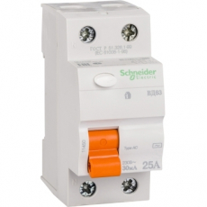 Диференциальный выключатель(УЗО) Schneider Electric ВД63 2п 25A 30mA