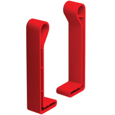 Заглушка DKC торцевая 80мм красная