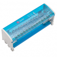 Шина ИЭК на DIN-рейку в корпусе (кросс-модуль) ШНК 4х15 3L+PEN