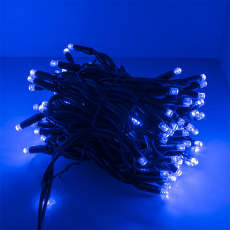 Гирлянда светодиодная УЛИЧНАЯ "Рисовая" SE-RICE-10100В, 100 LED, 10м, синий, IP60