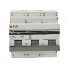 Автоматический выключатель ЭКФ ВА 47-100 2п 32А (D)