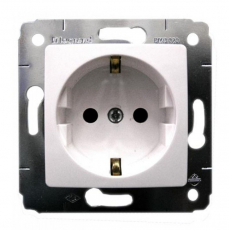 Розетка Legrand Cariva 2К+З 16А белый (773659)