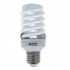Лампа энергосберегающая ЭКФ FS-спираль 15W 2700K E14 10000h