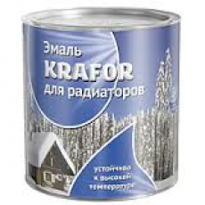 Эмаль Krafor для радиаторов белая 0,9кг
