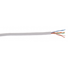 Кабель ИЭК U/UTP, кат.5E 4х2х24AWG solid, PVC, 305м, серый