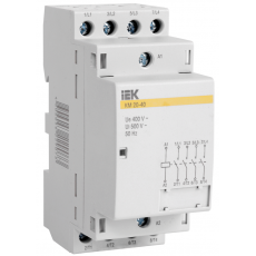 Контактор ИЭК модульный КМ 20-40 AC/DC 4п