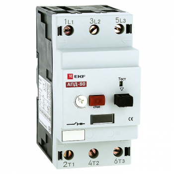 Автоматический выключатель пуска двигателя ЭКФ АПД-80  16-25А