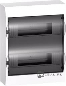 Бокс Schneider Electric Easy9 2ряд/24мод, навесн., прозрачн. крышка, IP40