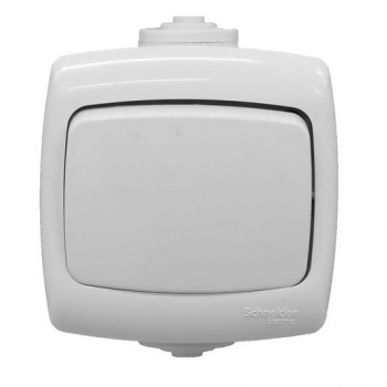 Переключатель Schneider Electric Рондо о/у 1кл. IP44 белый (60 шт.)