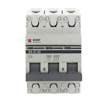 Автоматический выключатель ЭКФ ВА 47-29 3п 25А (С) Basic