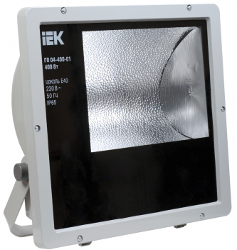 Прожектор ИЭК ГО04-400-01 400Вт Е40 IP65 серый (ссиметричныый)