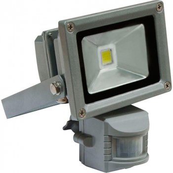 Прожектор светодиодный ИЭК СДО01-10Д IP44 серый с датчиком движения