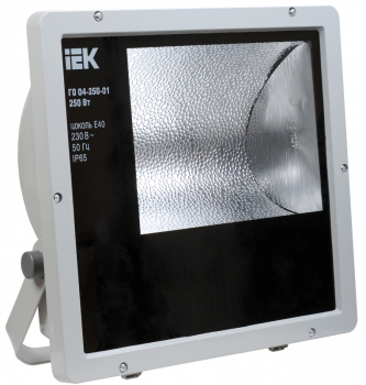 Прожектор ИЭК ГО04-250-01 250Вт Е40 IP65 серый (симметричный)