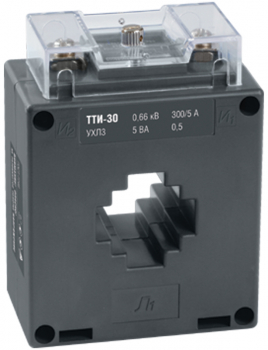 Трансформатор тока ИЭК ТТИ-30 300/5А 5ВА класс 0,5