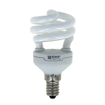 Лампа энергосберегающая ЭКФ HS-полуспираль 11W 6500K E27 10000h