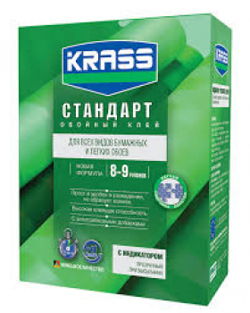 Клей обойный KRASS Стандарт для бумажных обоев 250гр