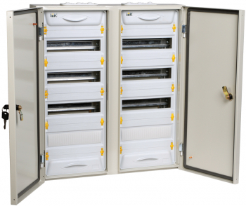 Щит распределительный навесной ИЭК ЩРн-2х48з-1 74 IP54 UNIVERSAL