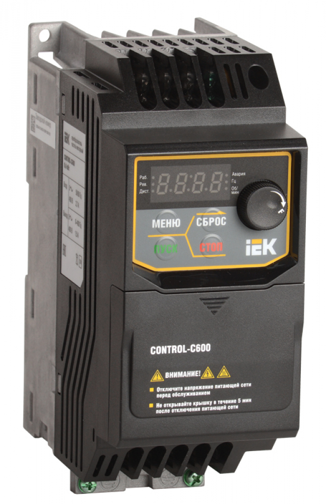 Преобразователь частоты ИЭК CONTROL-C600 380В, 3Ф 0,75 kW