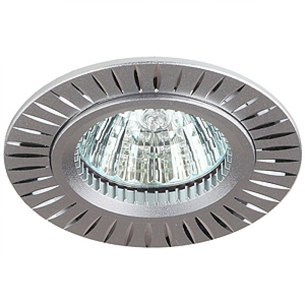 Светильник точечный Эра KL 31 AL/SL алюминиевый (50W/MR16/12/220V) серебро