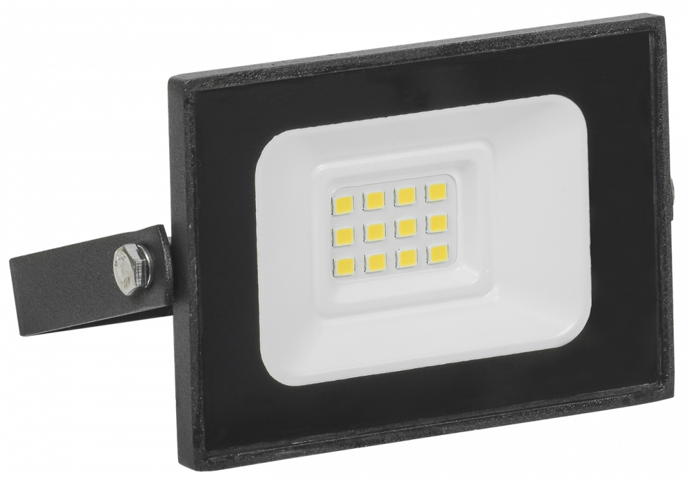 Прожектор светодиодный ИЭК СДО 06-10 чёрный IP65 6500К