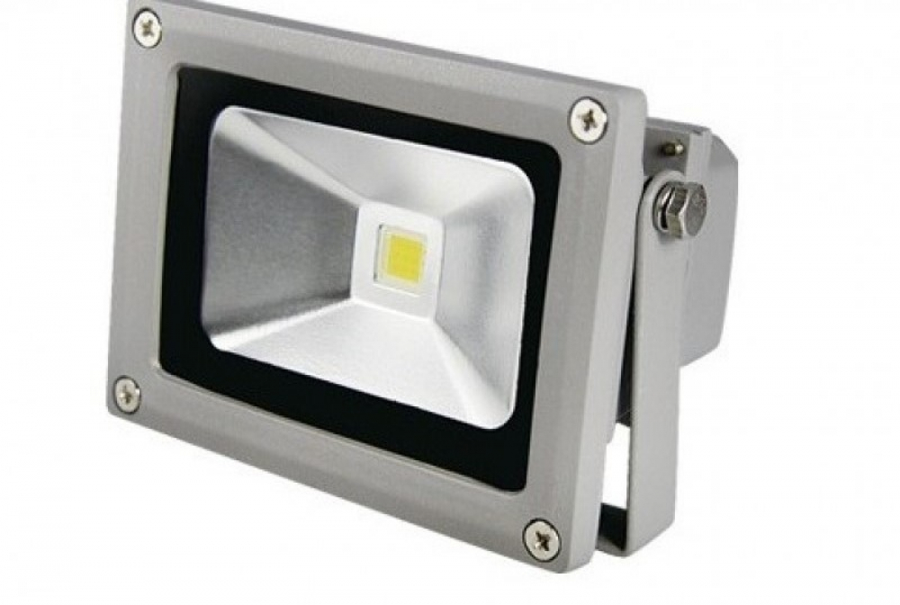 Прожектор светодиодный ИЭК СДО01-10 серый чип IP65