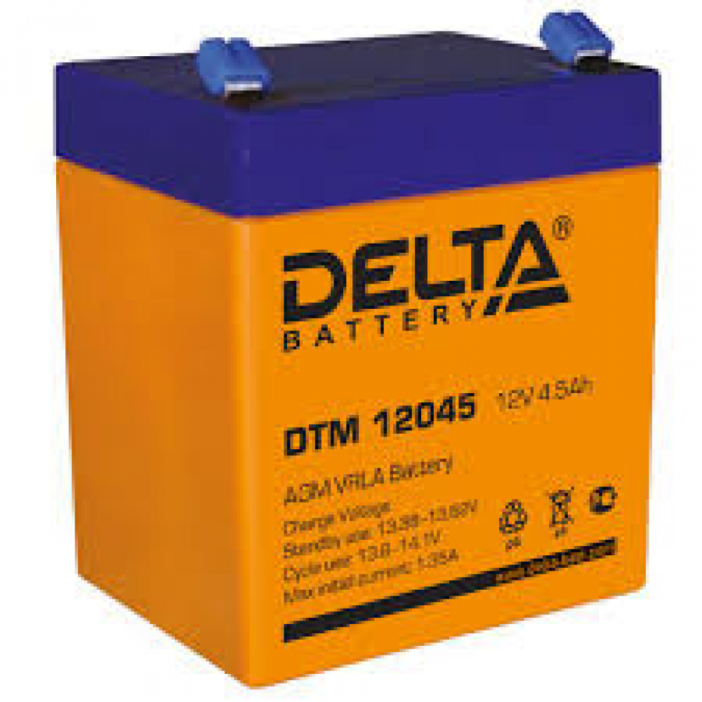 Аккумулятор 12В 4,5 А/ч (Delta DTM12045)