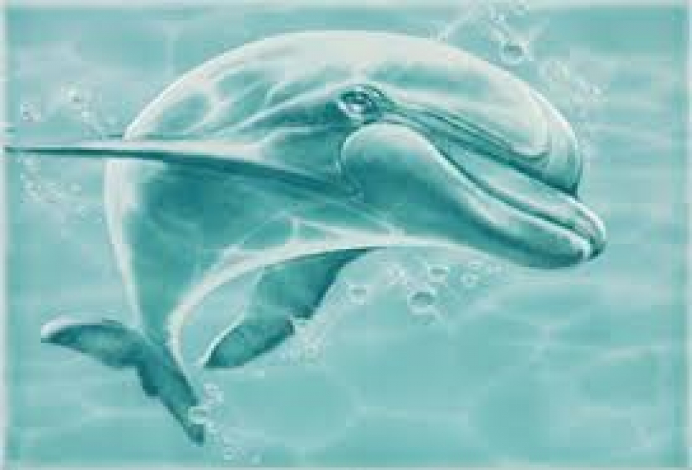 Декор Дельфин-малыш 249*363