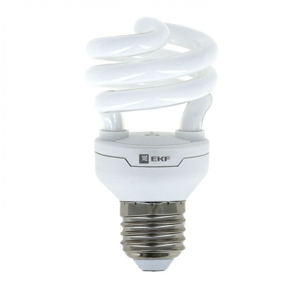 Лампа энергосберегающая ЭКФ HS-T2-25W-4000K-E27 10000h
