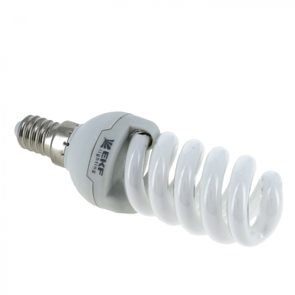 Лампа энергосберегающая ЭКФ FS-11W-6500K-E14 10000h