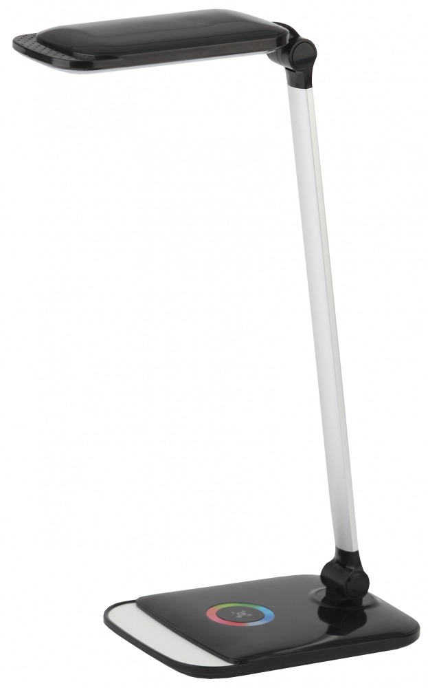 Светильник настольный Эра NLED-460-14W-BK-S черный с серебром, рег. яркости и цветности